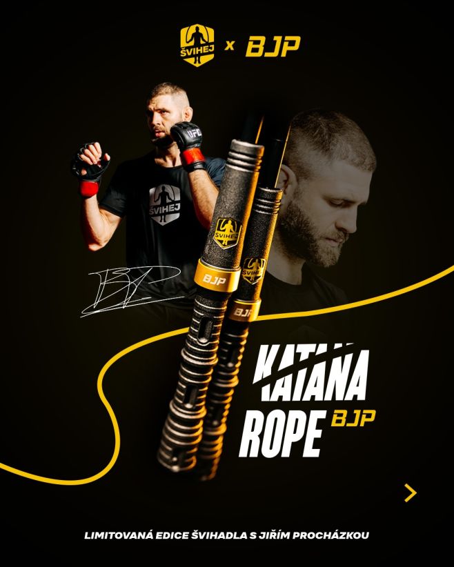 Jednoduchost, síla a vítězství 🥇Přesně tyto prvky nese design našeho švihadla Katana Rope BJP 🤝 Navíc je k této limitované...